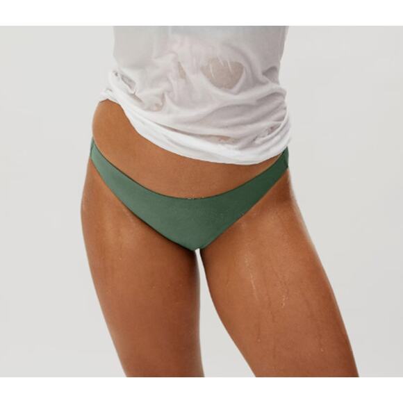 Everlane Womens The Bikini Bottom XL Swimwear Herb Green NWT - Picture 1 of 8